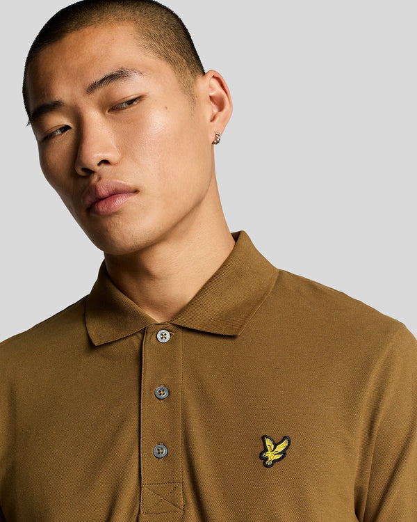 Lyle & Scott Cotton Polo Shirt Wild Nettle