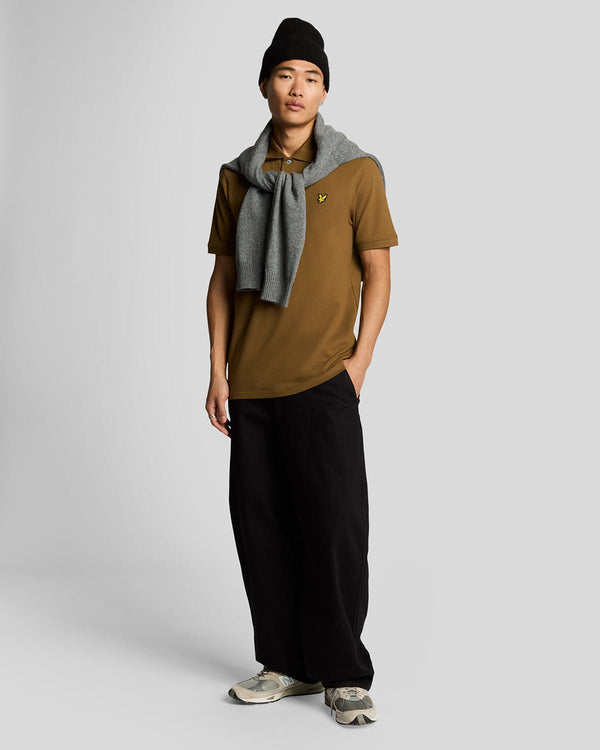 lyle & scott Cotton Polo Shirt Wild Nettle