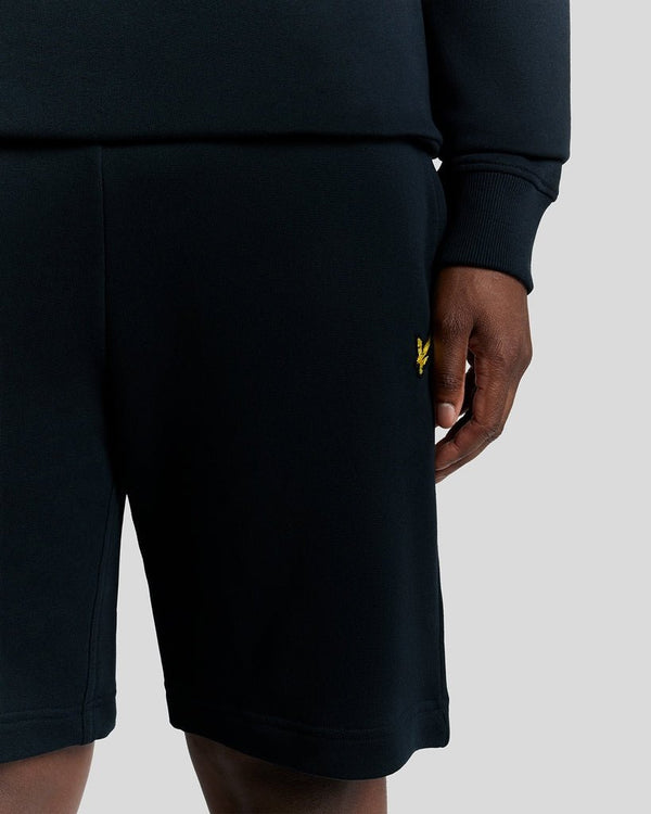 Lyle & Scott Cotton Sweat Short Dark Navy