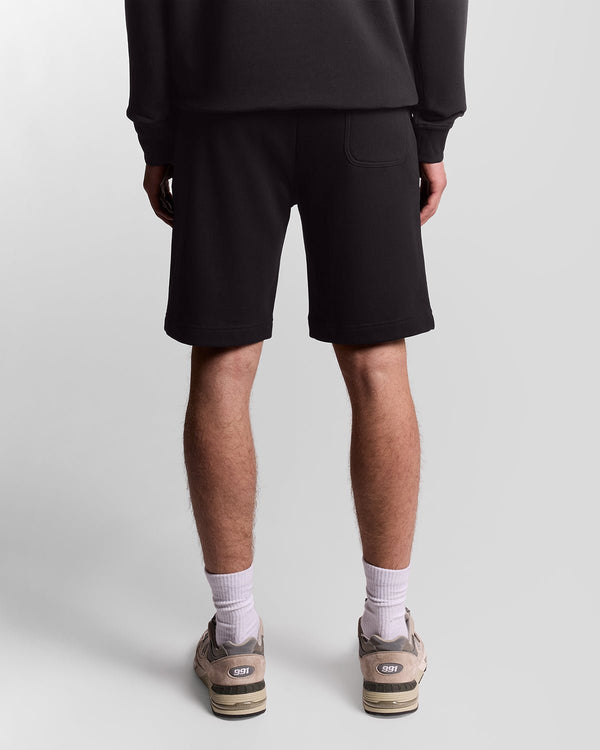Lyle & Scott Cotton Sweat Short Jet Black