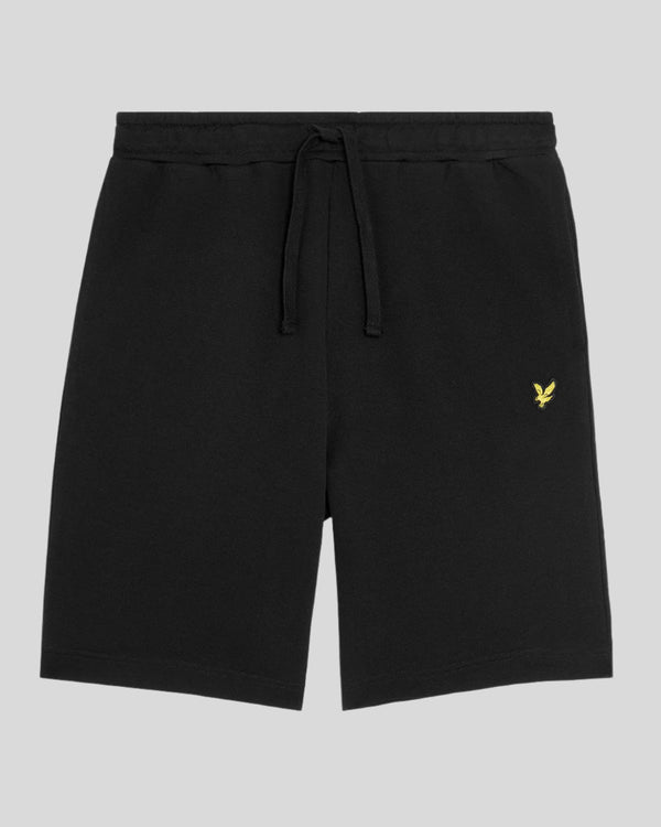 Lyle & Scott Cotton Sweat Short Jet Black