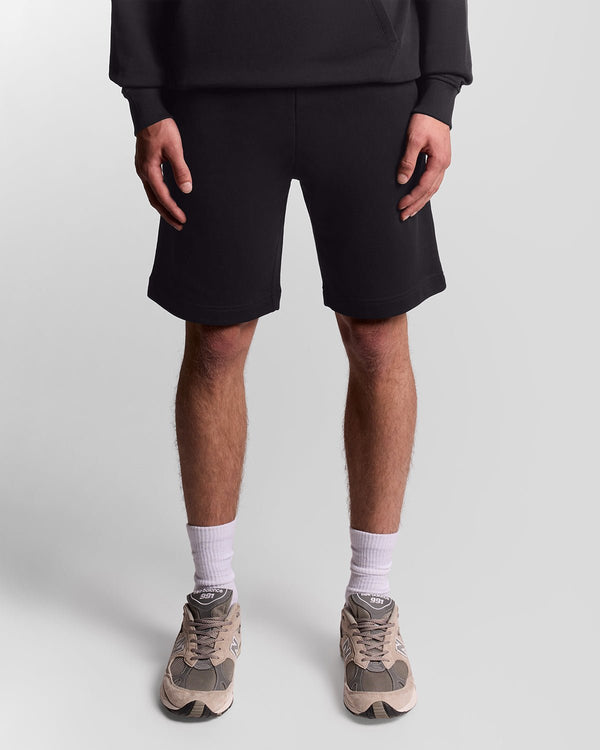 lyle & scott Cotton Sweat Short Jet Black