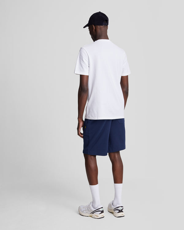 Lyle & Scott Cotton Sweat Short Navy