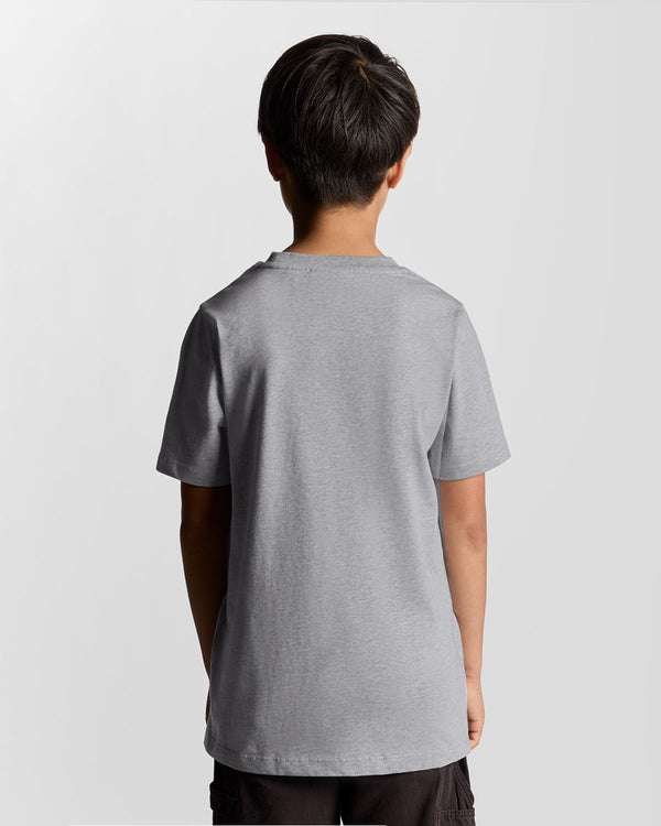 Lyle & Scott Cotton T-Shirt Light Grey Marl