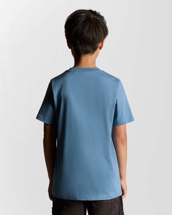 Lyle & Scott Cotton T-Shirt Ocean Sky