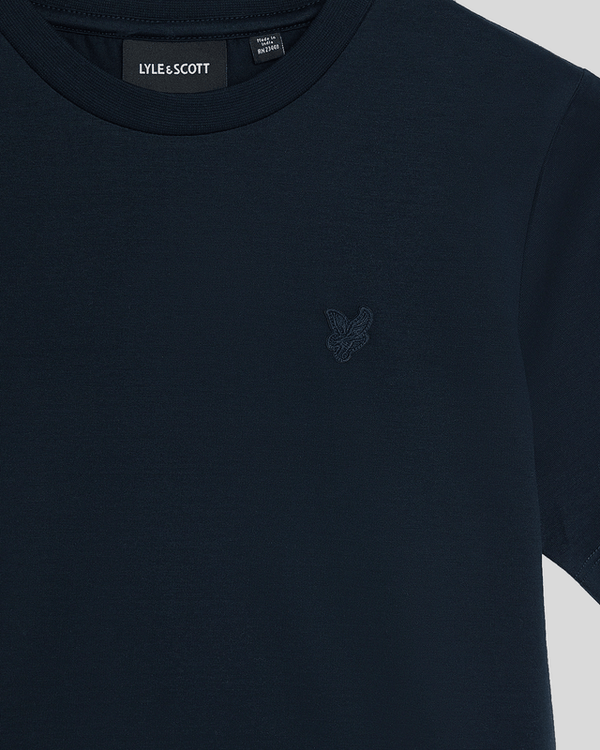Lyle & Scott Cotton Tonal T-Shirt Dark Navy