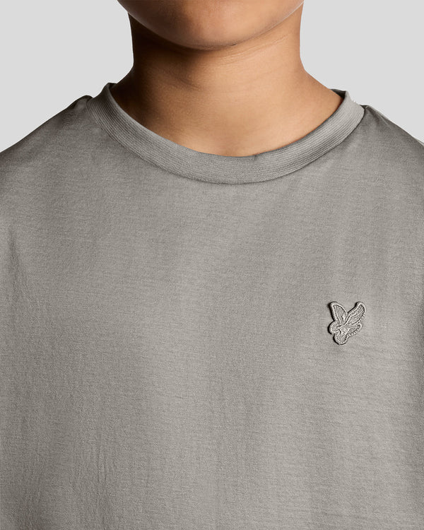 Lyle & Scott Cotton Tonal T-Shirt Sharkskin