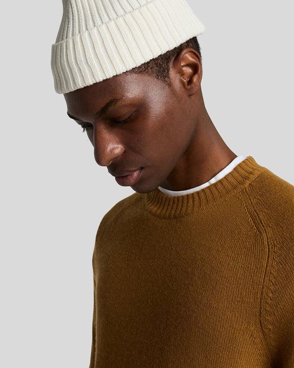 Lyle & Scott Crew Neck Knit Jumper Golden Heather