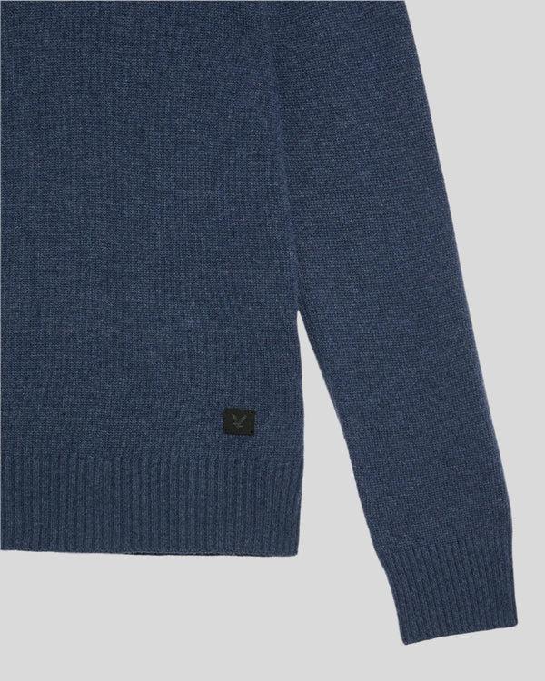 Lyle & Scott Crew Neck Knit Jumper Navy Heather