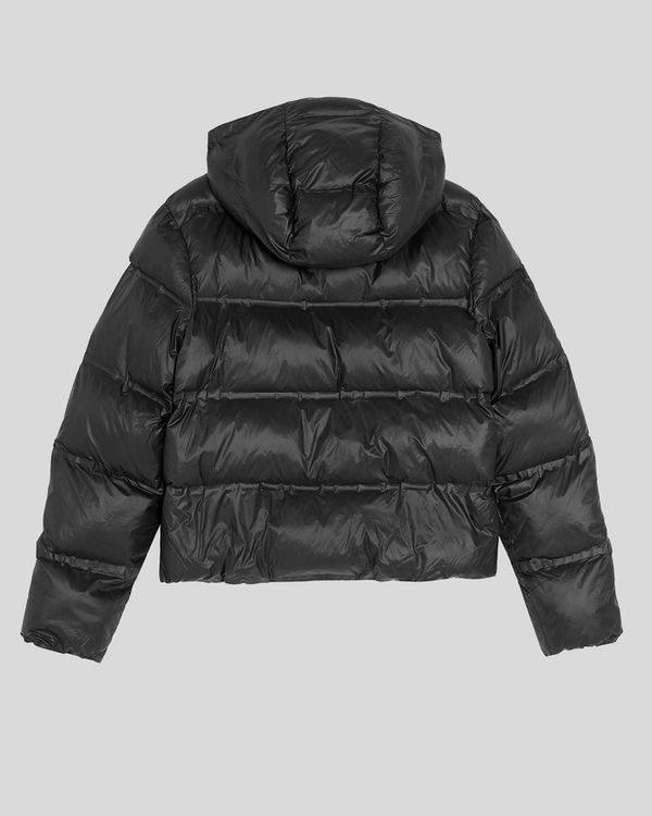lyle & scott Cropped Puffer Coat Jet Black