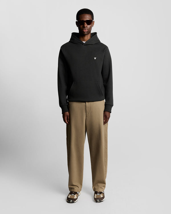 lyle & scott Diagonal Weave Hoodie Lacquer