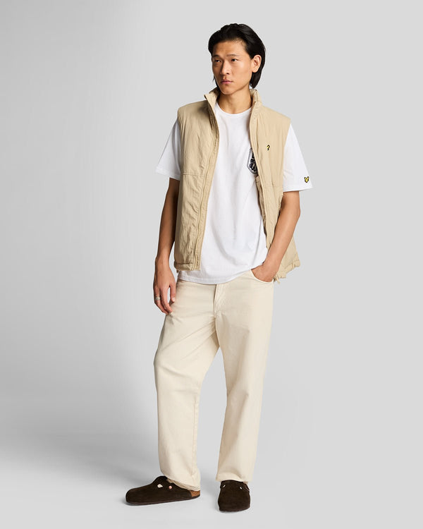 lyle & scott Embroidered Badge Graphic T-Shirt White