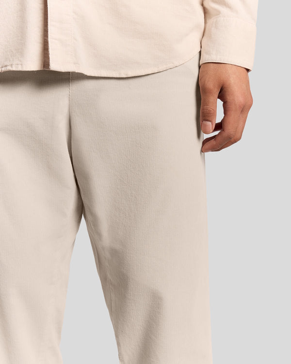 Lyle & Scott Fine Rib Corduroy Trousers Putty