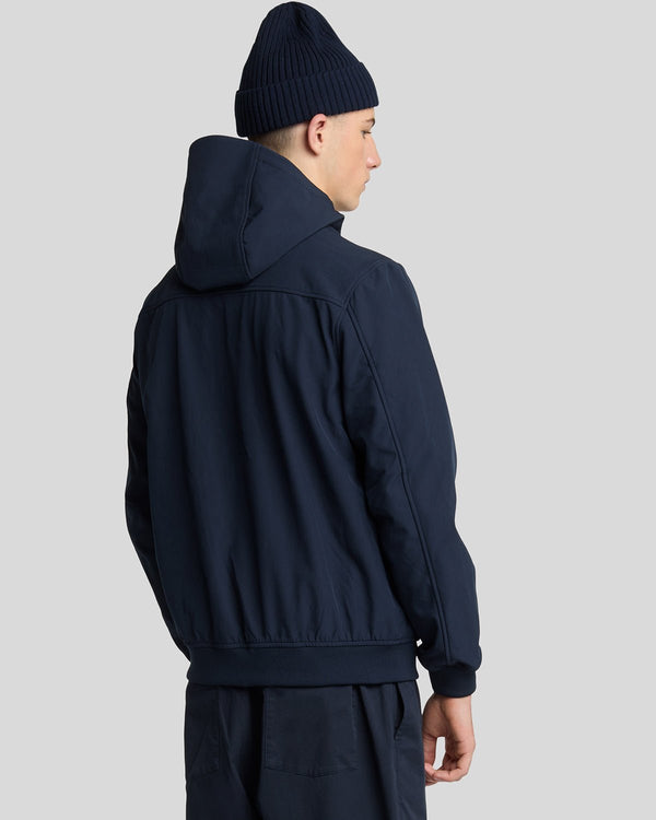 Lyle & Scott Fleece Lined Softshell Jacket Dark Navy