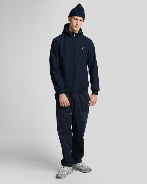 lyle & scott Fleece Lined Softshell Jacket Dark Navy