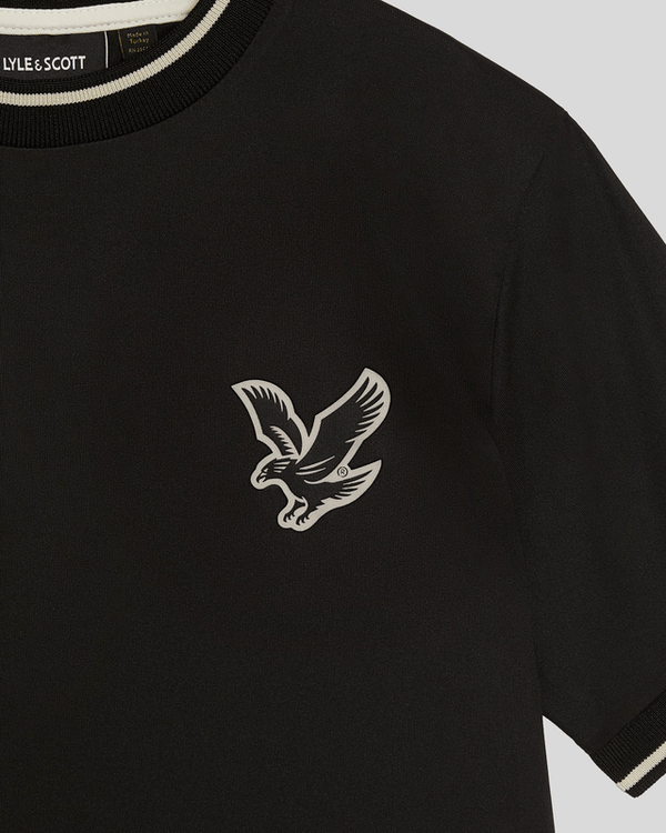 Lyle & Scott Football T-Shirt Jet Black