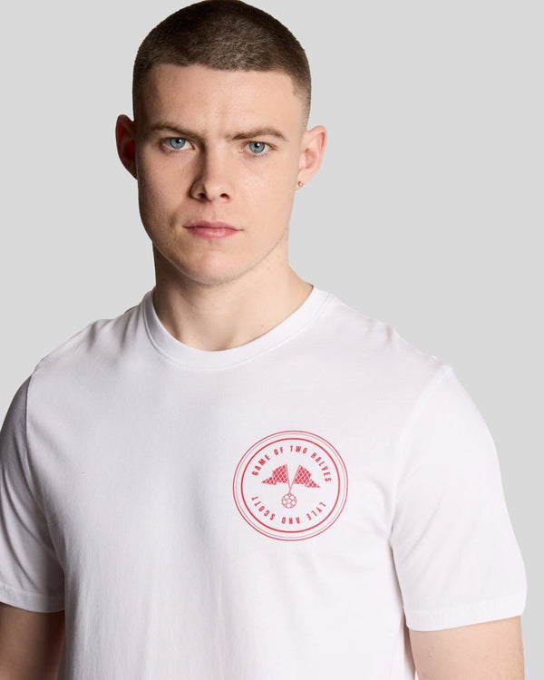 Lyle & Scott Game Of Two Halves Graphic T-Shirt