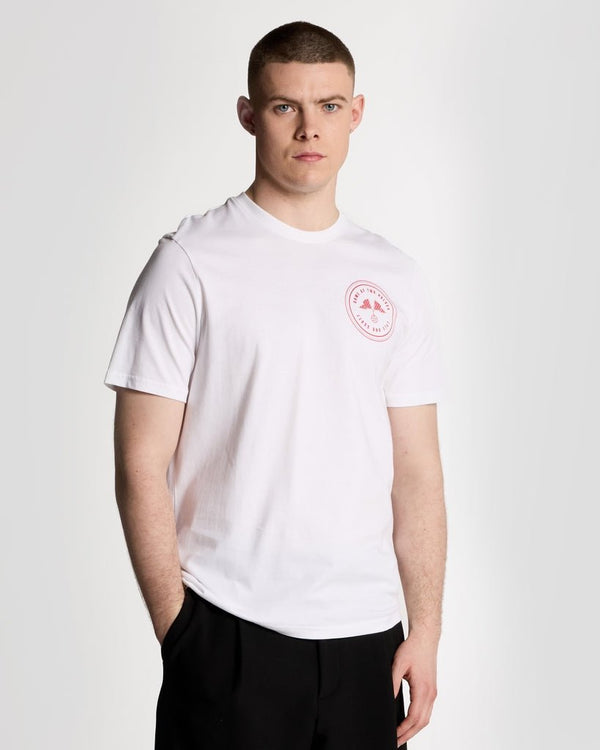 lyle & scott Game of Two Halves Graphic T-Shirt