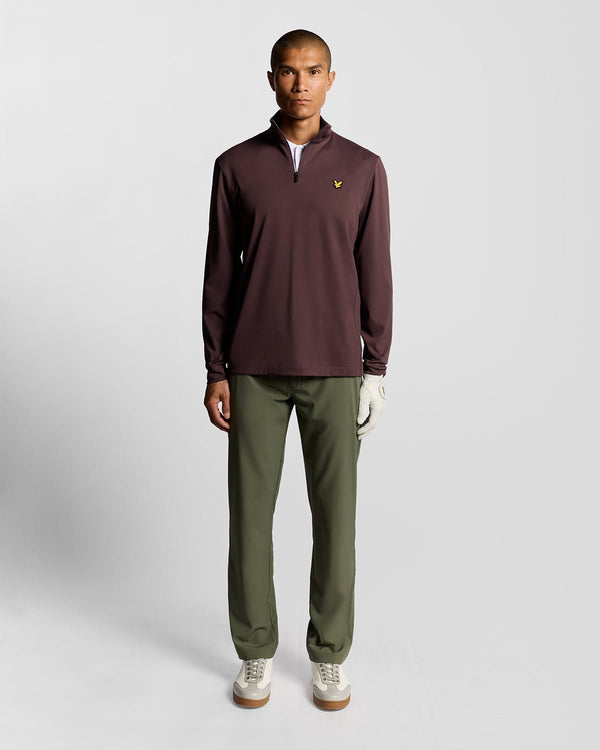 lyle & scott Golf Course Midlayer Berry