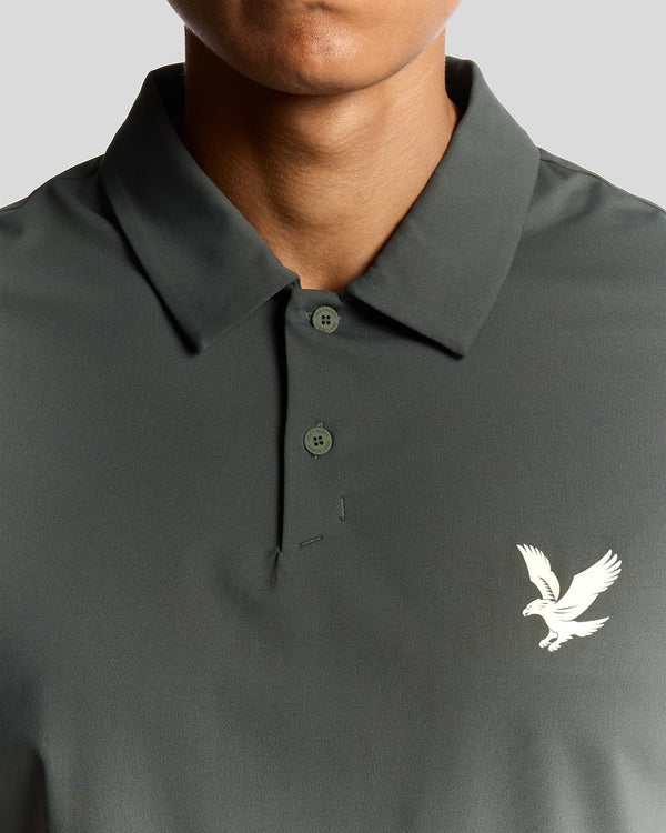 Lyle & Scott Golf Course Polo Shirt Granite