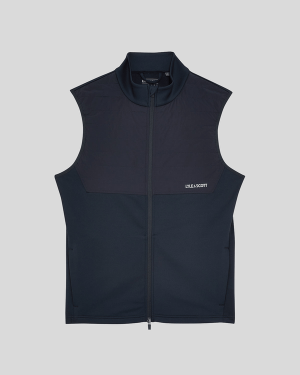 Lyle & Scott Golf Windproof Vest Dark Navy