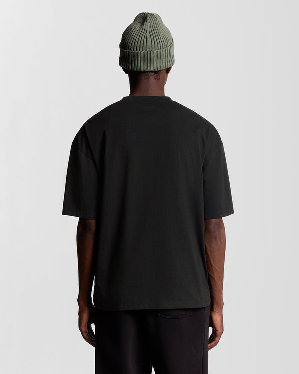 Lyle & Scott Graphic Print Lounge T-Shirt Jet Black