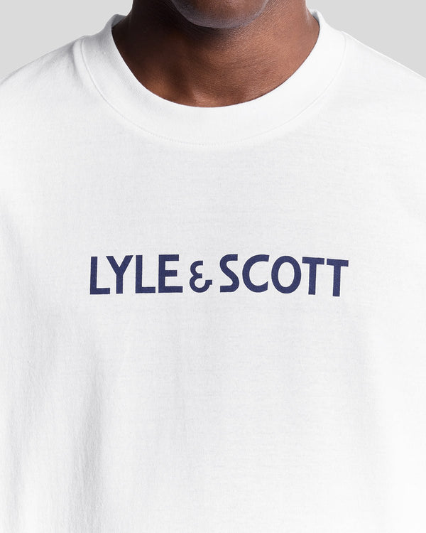 Lyle & Scott Graphic Print Lounge T-Shirt White