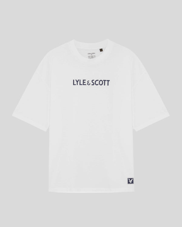 Lyle & Scott Graphic Print Lounge T-Shirt White