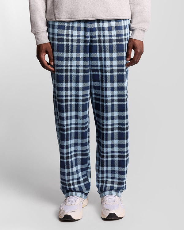 lyle & scott Jersey Check Lounge Pants Navy