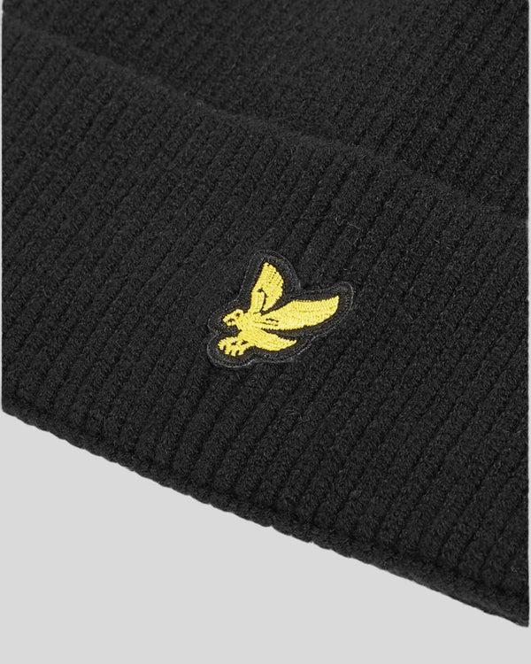Lyle & Scott Knit Beanie Jet Black
