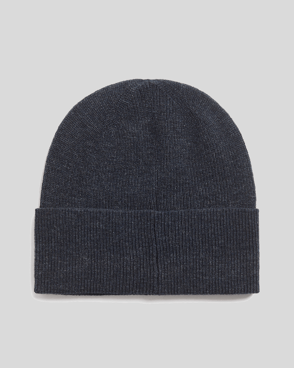 lyle & scott Lambswool Blend Beanie Dark Navy Marl