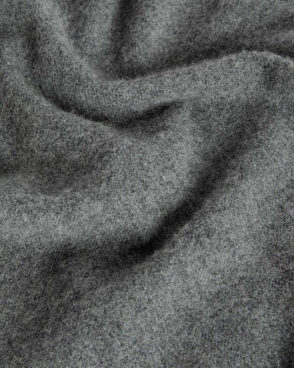 lyle & scott Lambswool Blend Scarf Mid Grey Marl