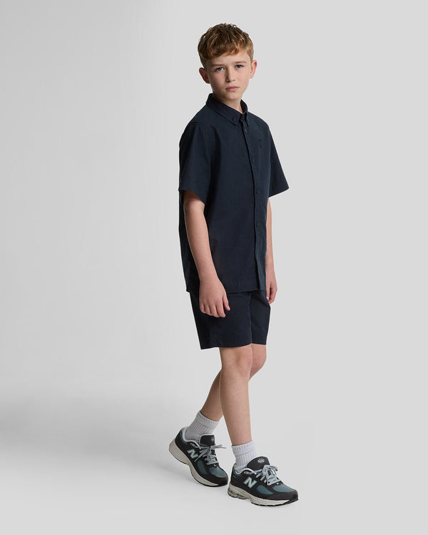 lyle & scott Linen Shorts Dark Navy