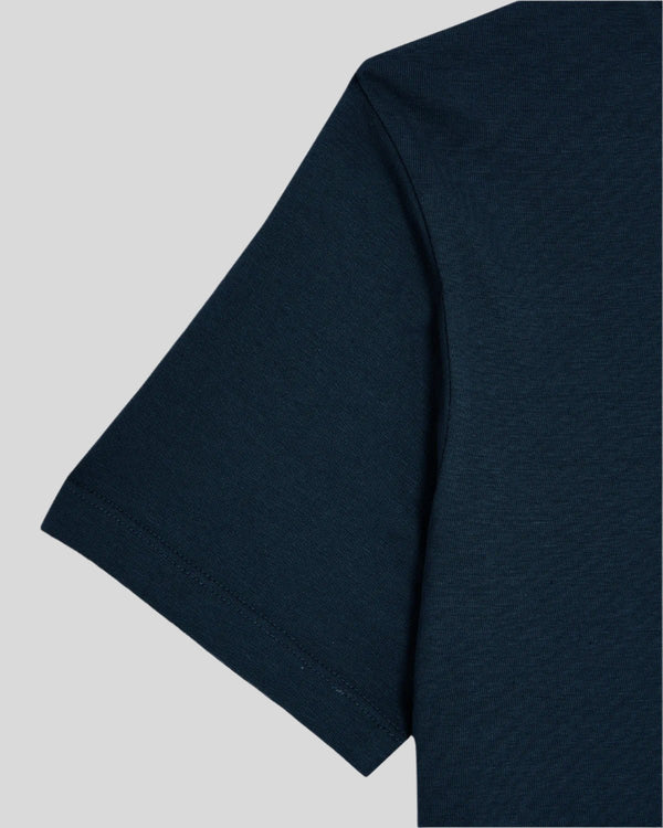 Lyle & Scott Linen T-Shirt Dark Navy