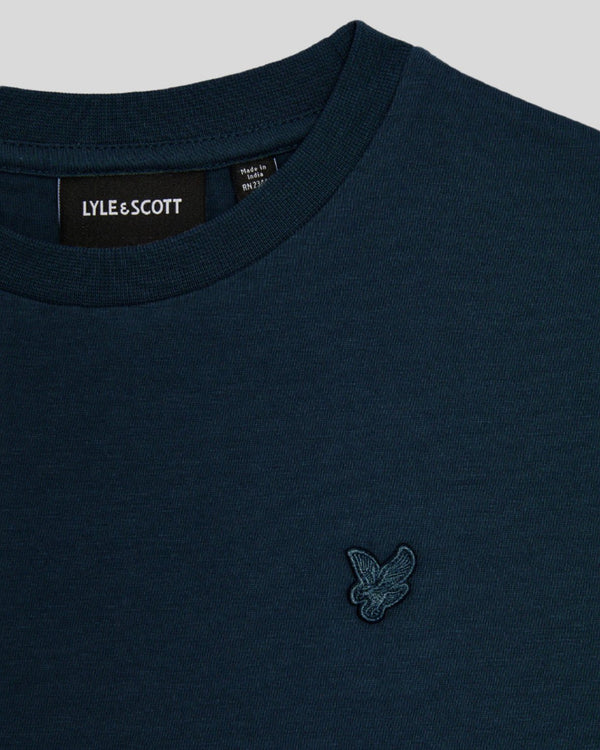 lyle & scott Linen T-Shirt Dark Navy