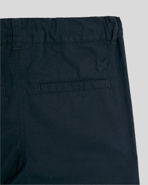 Lyle & Scott Linen Trousers Dark Navy