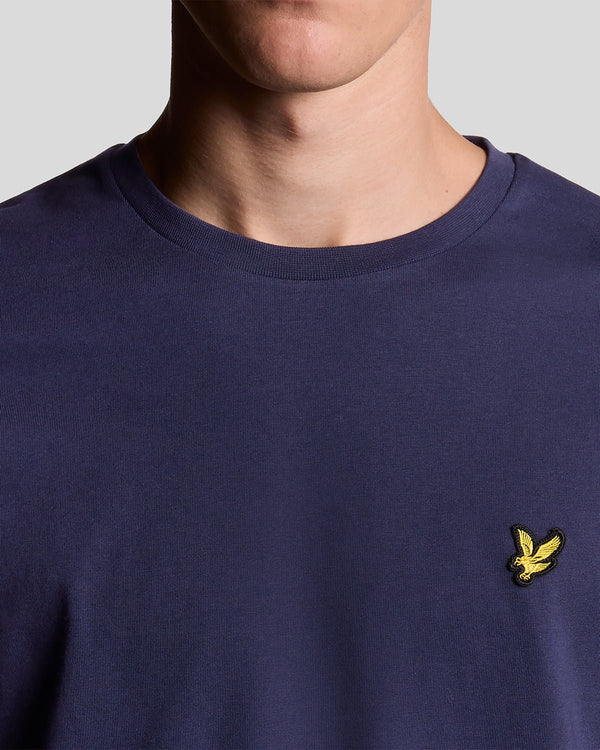 Lyle & Scott Long Sleeve Cotton T-Shirt Navy