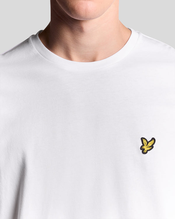 Lyle & Scott Long Sleeve Cotton T-Shirt White