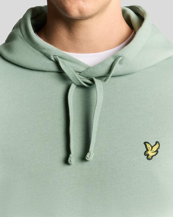 Lyle & Scott Loopback Cotton Hoodie Cold Mint