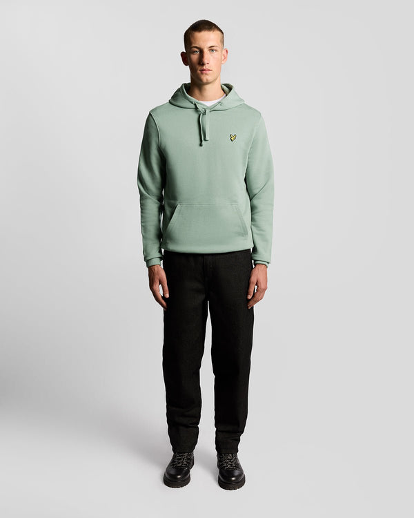 lyle & scott Loopback Cotton Hoodie Cold Mint