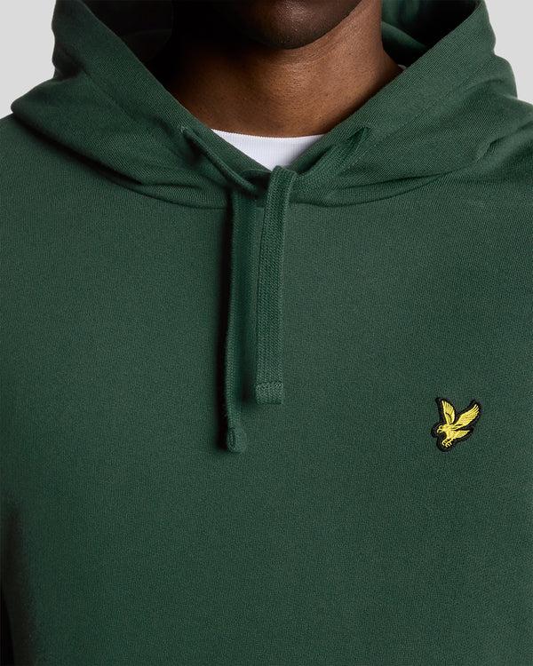 Lyle & Scott Loopback Cotton Hoodie Dark Green