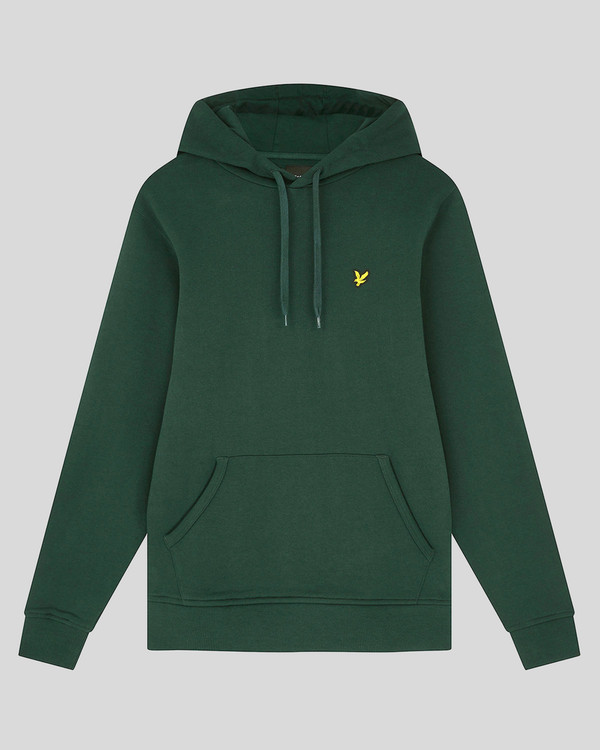 Lyle & Scott Loopback Cotton Hoodie Dark Green