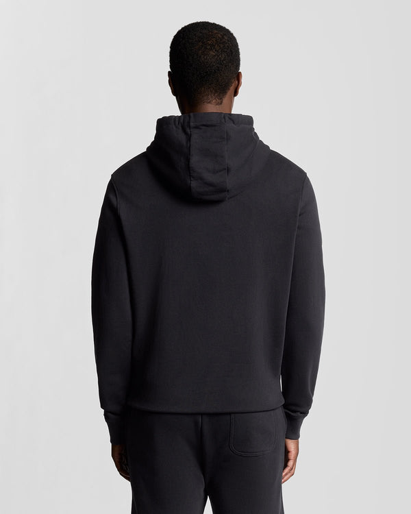 Lyle & Scott Loopback Cotton Hoodie Dark Navy