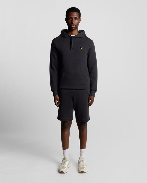 lyle & scott Loopback Cotton Hoodie Dark Navy