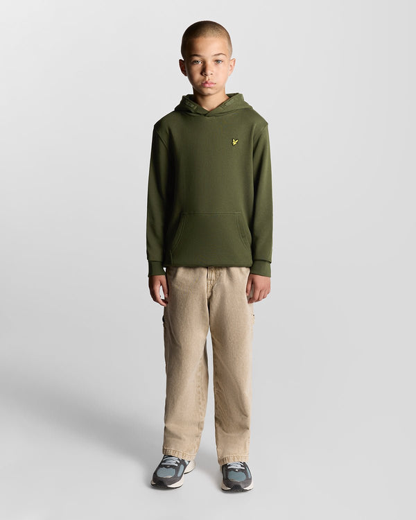 lyle & scott Loopback Cotton Hoodie Deep Depths