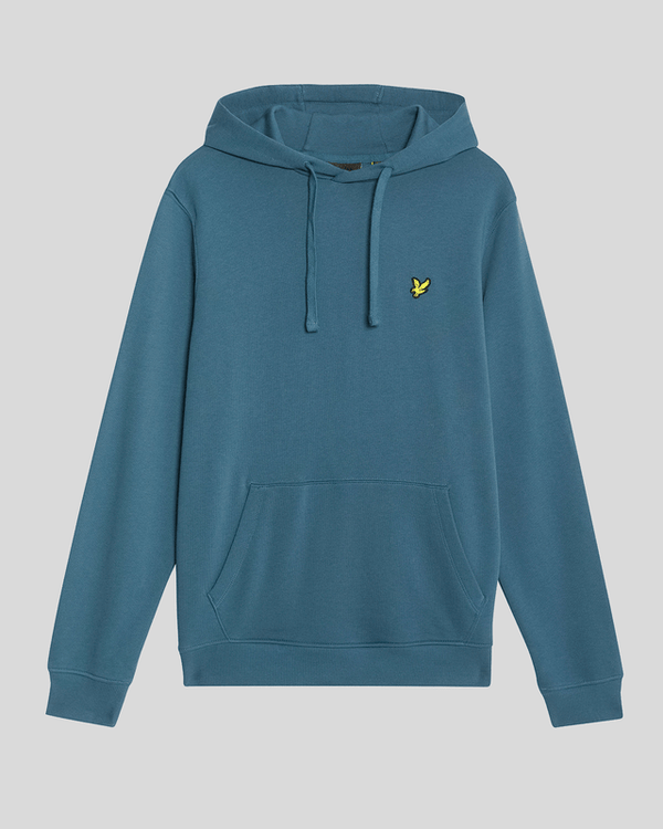 Lyle & Scott Loopback Cotton Hoodie Deep Water