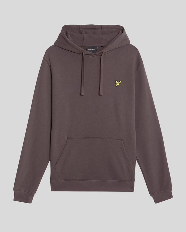 Lyle & Scott Loopback Cotton Hoodie Espresso