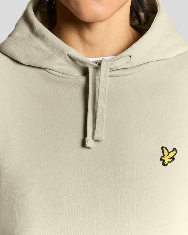 Lyle & Scott Loopback Cotton Hoodie Grey Taupe