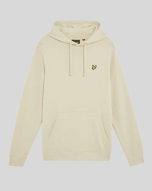 Lyle & Scott Loopback Cotton Hoodie Grey Taupe