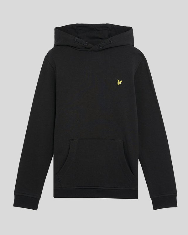 Lyle & Scott Loopback Cotton Hoodie Jet Black